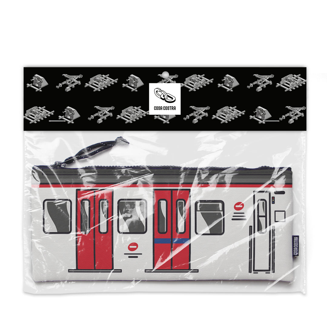 ESTUCHE METRO BARCELONA ROJO