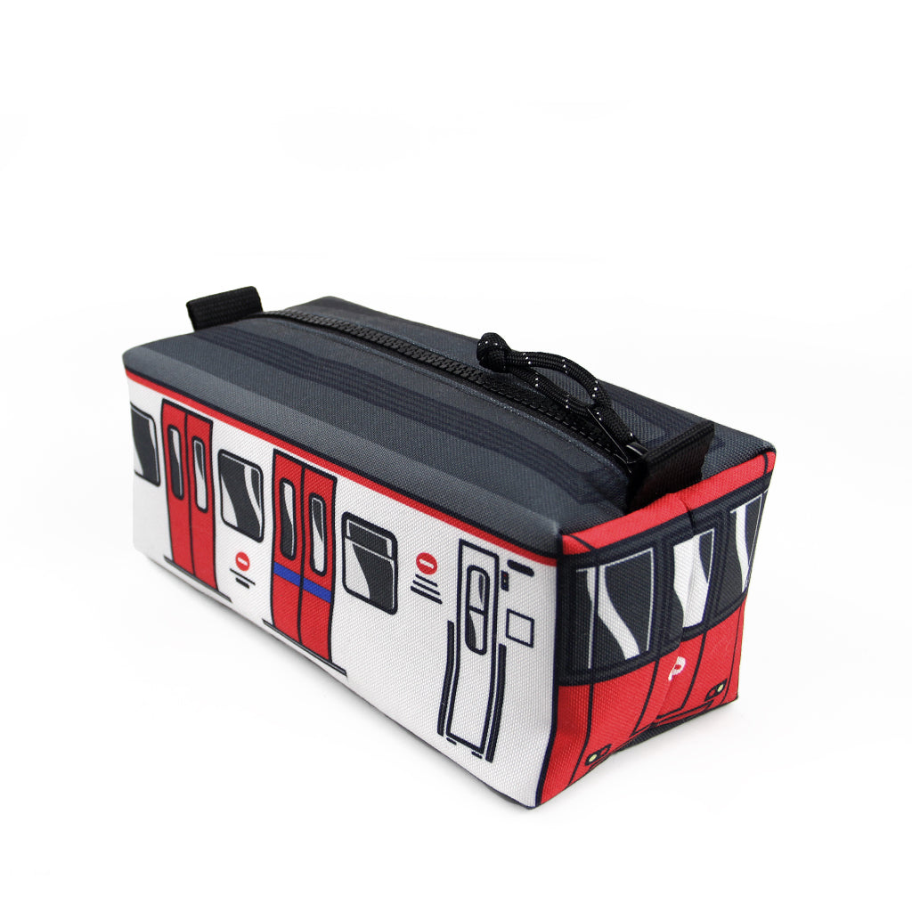 ESTUCHE 3D METRO BARCELONA ROJO