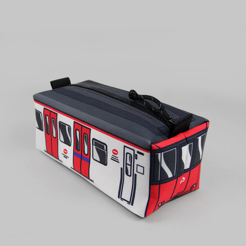 ESTUCHE 3D METRO BARCELONA ROJO