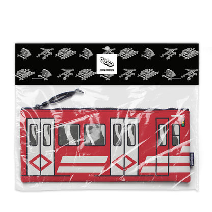 ESTUCHE METRO MADRID ROJO