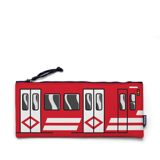 ESTUCHE METRO MADRID ROJO