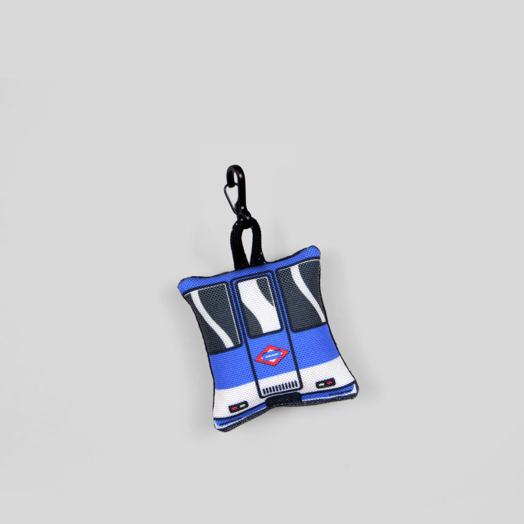 MADRID METRO PUFFY KEYCHAIN