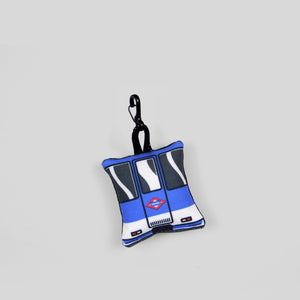 MADRID METRO PUFFY KEYCHAIN