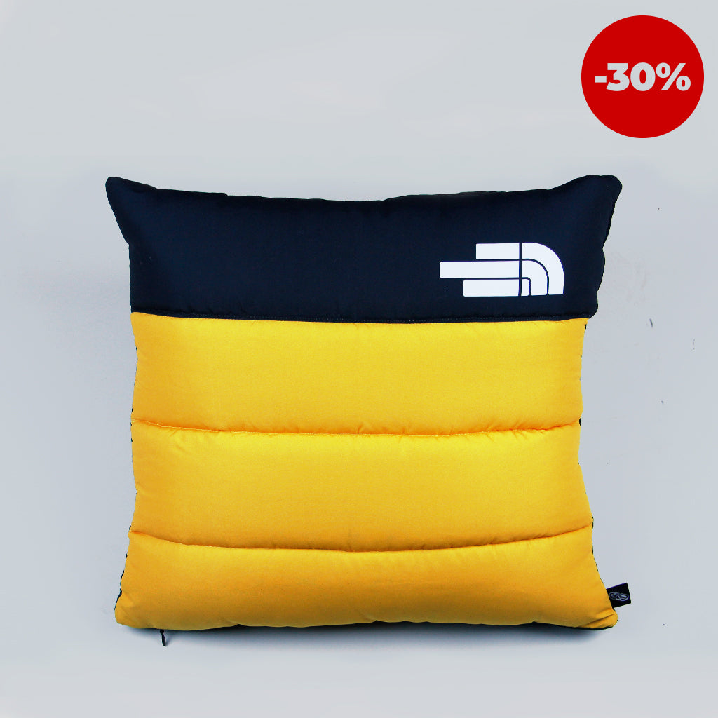 YELLOW PUFFY CUSHION