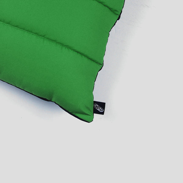 GREEN PUFFY CUSHION