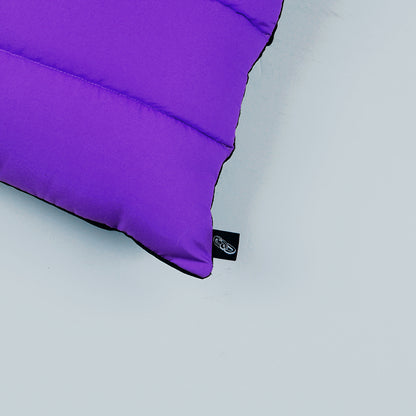 PURPLE PUFFY CUSHION