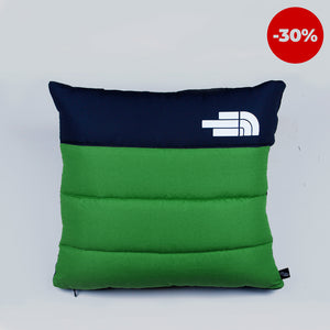 GREEN PUFFY CUSHION