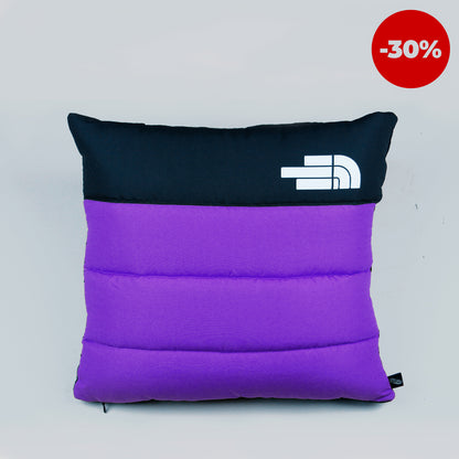 PURPLE PUFFY CUSHION